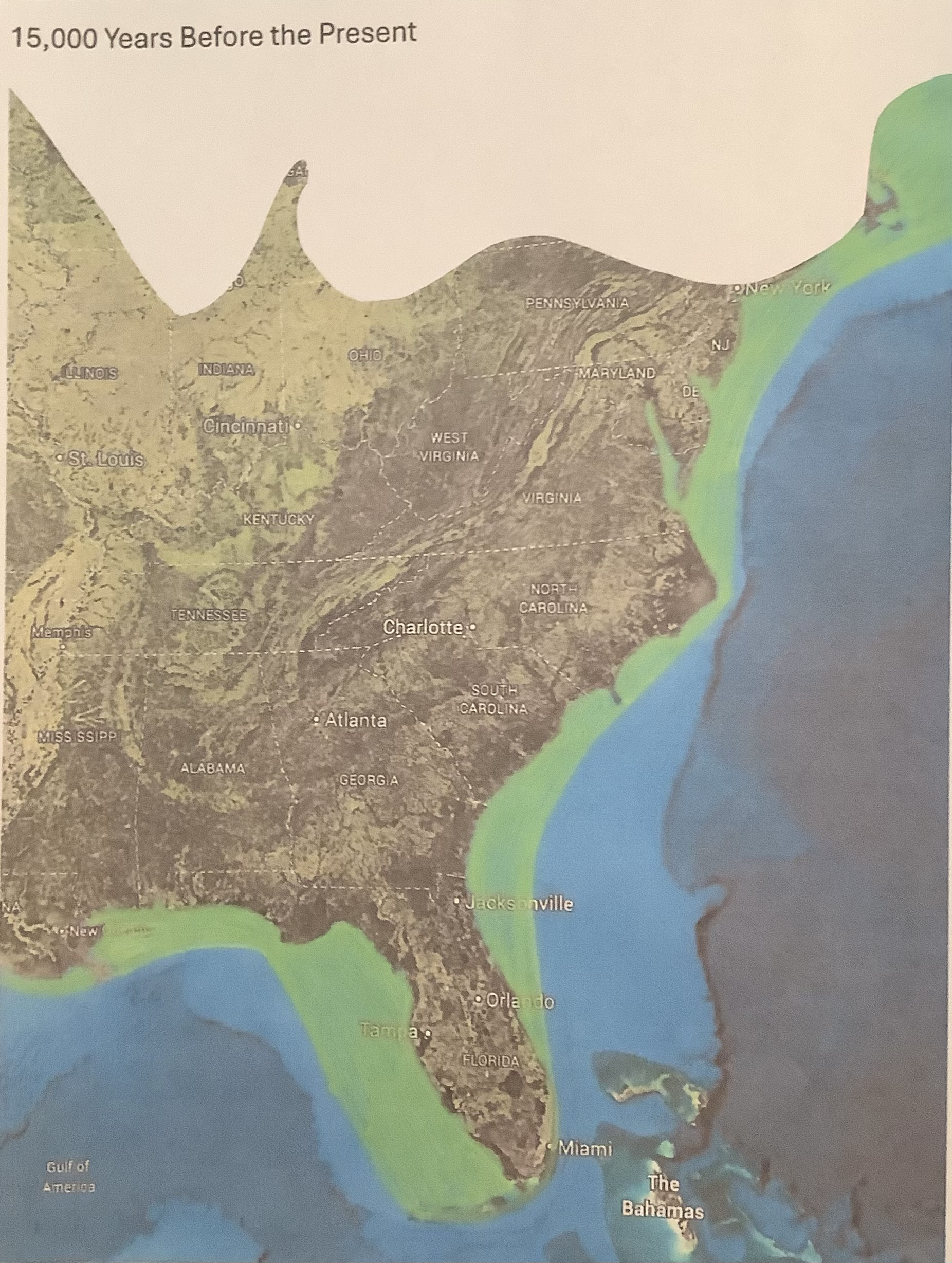 photograph of globe showing Africa